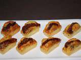 Mini-lingots jambon-fromage