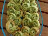 Palmier au pesto