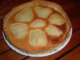 Tarte aux poires amandine