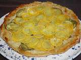 Tarte tatin aux courgettes et fromage Carré Frais