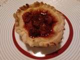 Tartelettes au chocolat blanc et aux framboises