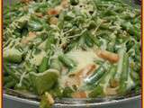 Haricot vert lardon a la bechamel