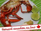 Homard canadien au four