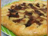 Tarte banane myrtille et raisin sec