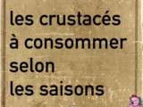 Crustacés de saison