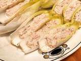 Endives garnies au thon