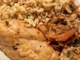 Escalopes de poulet aux crevettes