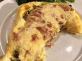 Fausse quiche lorraine au pain