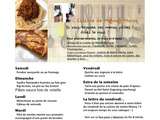 Menus du 11 au 17 novembre dans la cuisine de mémé Moniq