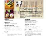 Menus du 23 au 29 decembre dans la cuisine de mémé Moniq