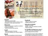 Menus du 9 au 15 décembre dans la cuisine de mémé Moniq