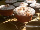 Muffins aux poires et amandes