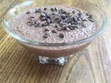 Pudding de chia au chocolat