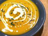 Soupe de carottes et courge butternut