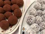 Truffes au chocolat au marron