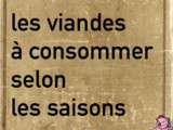 Viandes de saison