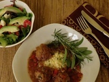 Boulettes de dinde aux herbes et au vin