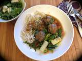 Boulettes de poulet haché à la chinoise