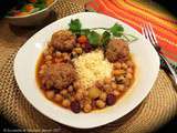 Boulettes épicées, sauce aux pois chiches