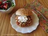 Burgers au poulet cuit