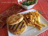 Burgers de poulet haché à l’indienne