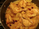 Casserole de poulet aux abricots et aux légumes