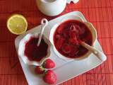 Compote de fraises minute