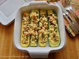 Courgettes farcies au saumon fumé