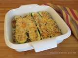 Courgettes farcies gratinées