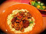 Couscous aux boulettes de merguez et au poulet