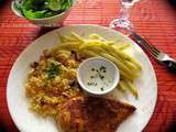 Escalopes de poulet épicées à la tunisienne