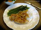 Escalopes de poulet, manière cajun