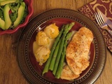 Escalopes de poulet, sauce crémeuse au vin blanc