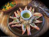 Festin de langoustines sur riz