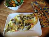 Frittata aux légumes grillés