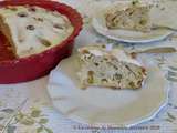 Gâteau à la poire, aux pistaches et au chocolat blanc