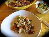 Gratin de couscous israélien aux légumes grillés