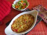 Gratins de poisson aux légumes grillés