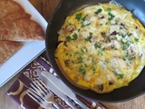 Omelette dépanneuse, thon et champignons