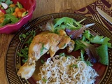 Poêlée de poulet thaï au lait de coco