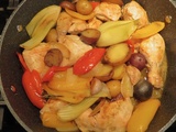 Poulet aux légumes, façon Méditerranée