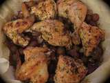 Poulet aux raisins frais