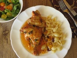 Poulet en sauce, façon Méditerranée