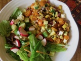 Salade de lentilles, façon grecque