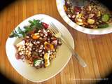 Salade tiède de quinoa au fromage grillé