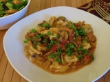 Tortellinis au poulet, sauce à la mexicaine