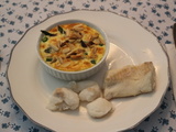 Asperges vertes du québec en clafoutis
