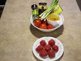 Boulettes de boeuf au bouillon (Soupe repas)