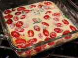 Clafoutis aux tomates et jambon