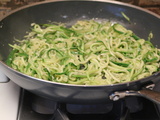 Spaghettis de courgettes